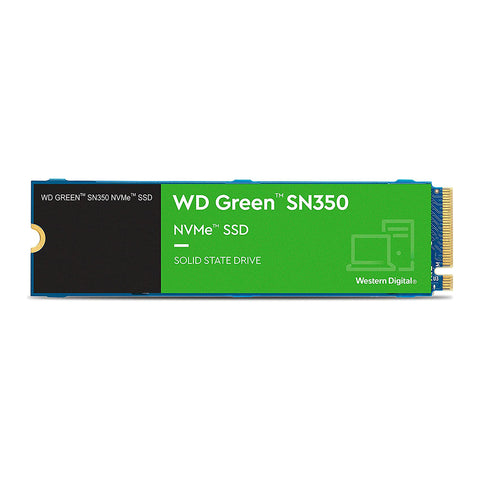 WD WDS200T3G0C 2TB WD Green SN350 NVMe Internal SSD Solid State Drive - Gen3 PCIe, QLC, M.2 2280, Up to 3,200 MB/s