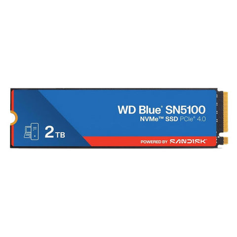 WD WDS200T5B0E Blue SN5100 2TB NVMe SSD-M.2 2280, PCIe Gen 4.0, Internal Solid State Drive - Read Speeds Up to 7,100MB/s