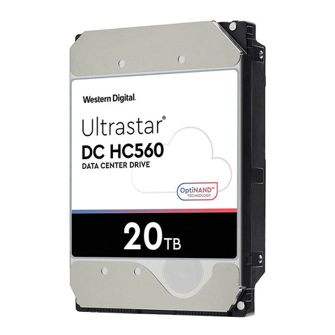 WD WUH722020BLE6L4 Ultrastar DC HC560 0F38785 20TB 512MB Cache 7200RPM SATA 6.0Gb/s 512E SE 3.5" Internal Hard Drive