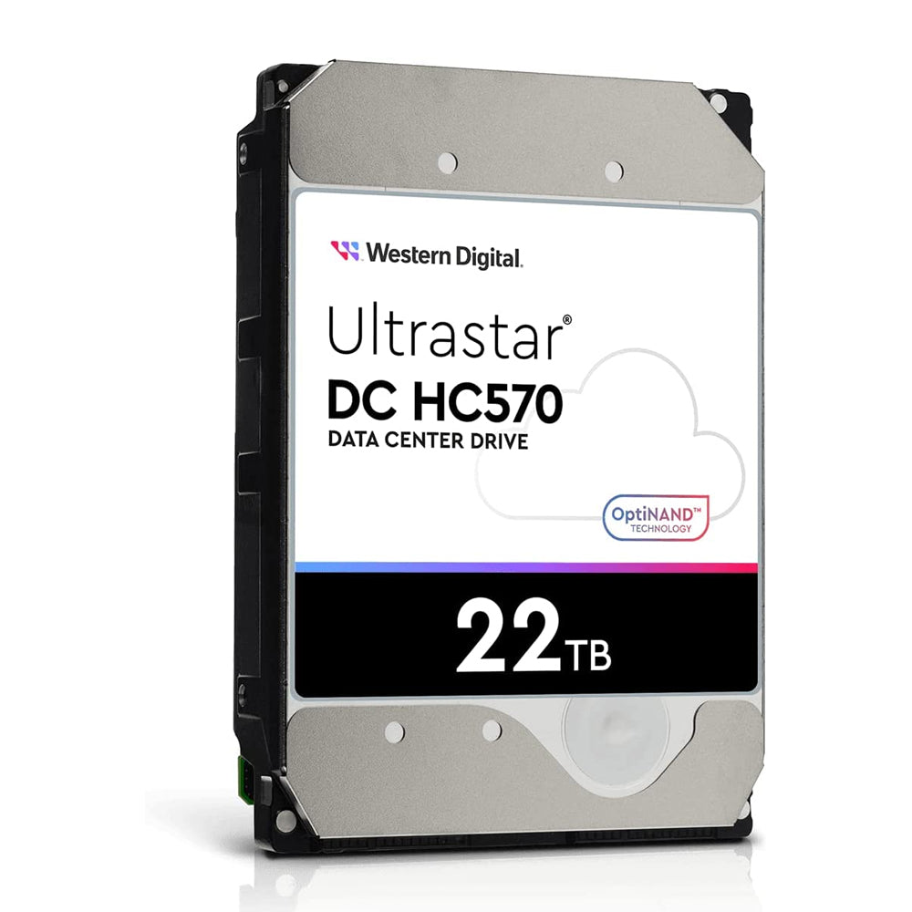 WD WUH722222ALE6L4 Ultrastar DC HC570 0F48155 22TB 512MB Cache 7200RPM SATA 6.0Gb/s 512E SE 3.5" Internal Hard Drive
