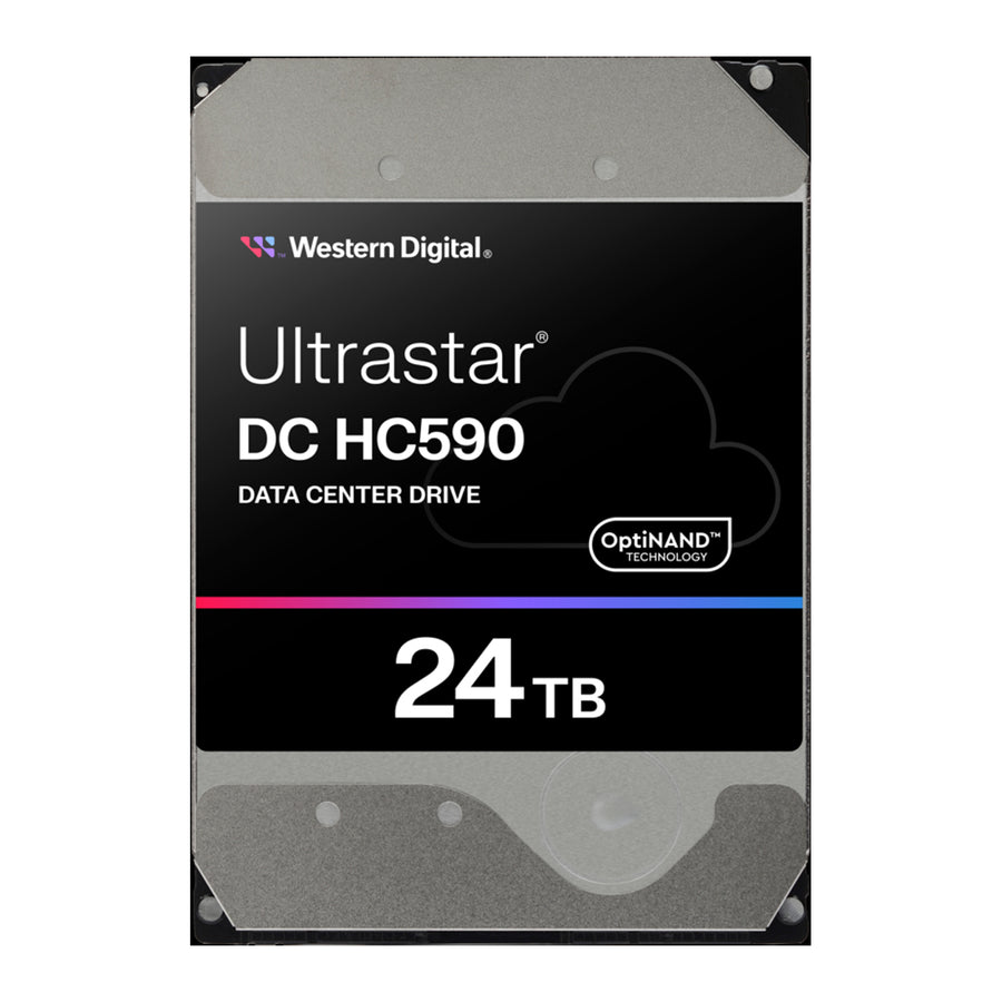 WD WUH722624ALE6L4 0F65684 Ultrastar DC HC590 CMR HDD 3.5" 24TB SATA SE 7200RPM Internal Hard Drive