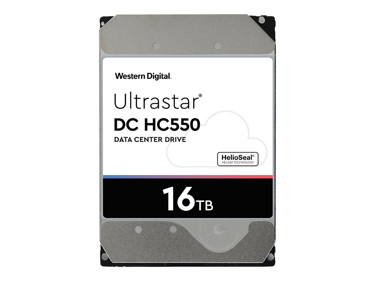 WD 16TB UltraStar DC HC550 0F38357 7200 rpm SAS-3 3.5" Internal Hard Drive WUH721816AL5204