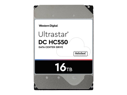 WD 16TB UltraStar DC HC550 0F38357 7200 rpm SAS-3 3.5" Internal Hard Drive WUH721816AL5204