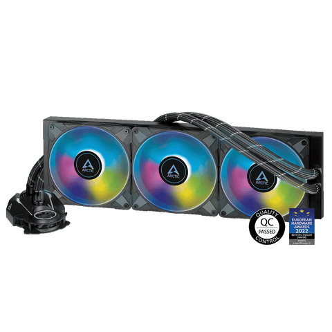 ARCTIC ACFRE00109A Liquid Freezer II 420 A-RGB Multi-Compatible All-in-one CPU AIO Water Cooler, LGA1700 compatible - Black (OEM)