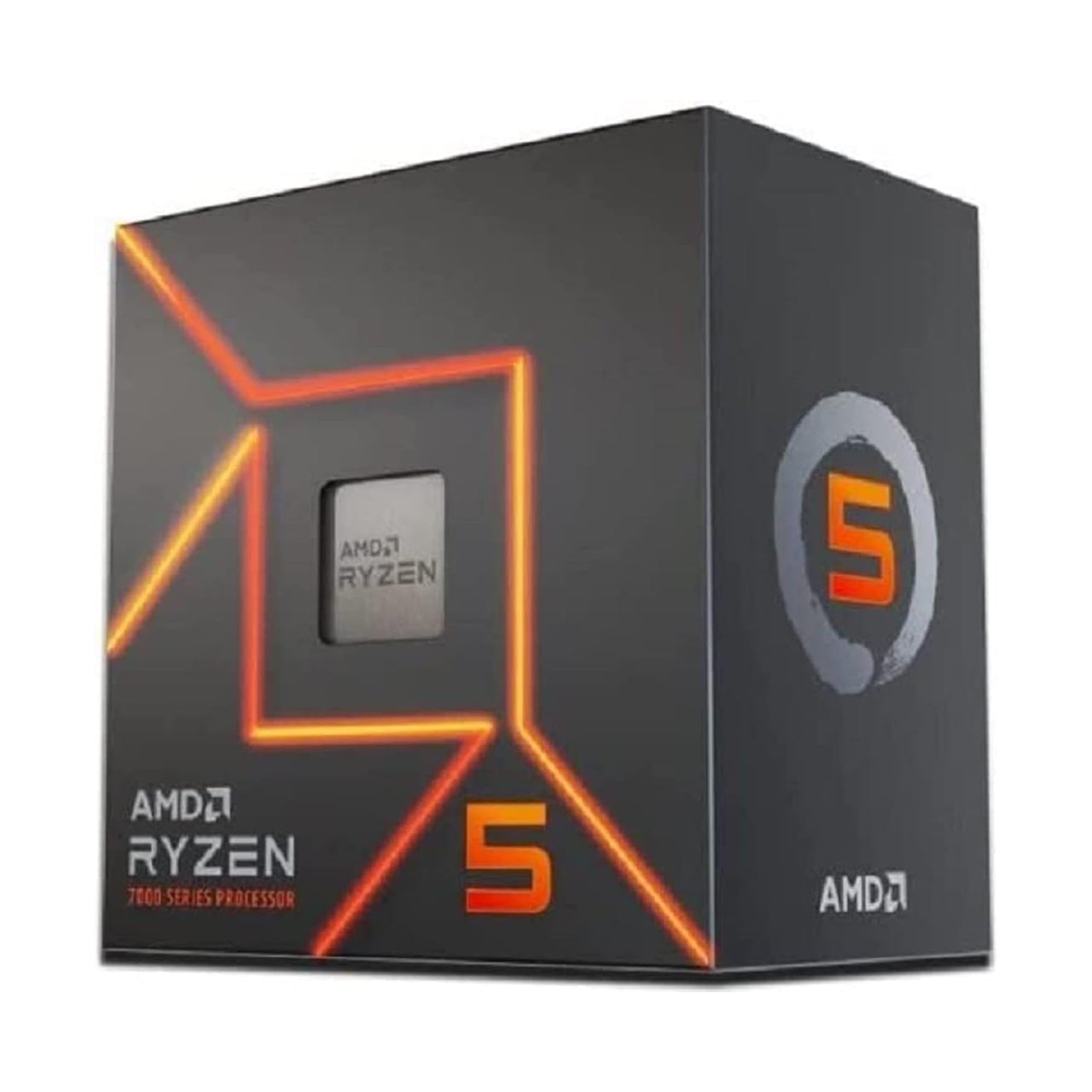 AMD Ryzen 5 7600 Processor 6-Core 3.8GHz AM5 65W w/ 12-Thread Unlocked Desktop CPU 100-100001015BOX