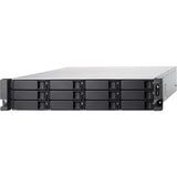 QNAP 2U 12-Bay QTS hero NAS, AMD Ryzen 7 3700X , 128GB DDR4 RAM ,500W redundant power supply TS-H1277XU-RP-3700X-128G-US