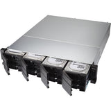 QNAP 2U 12-Bay QTS hero NAS, AMD Ryzen 7 3700X , 128GB DDR4 RAM ,500W redundant power supply TS-H1277XU-RP-3700X-128G-US