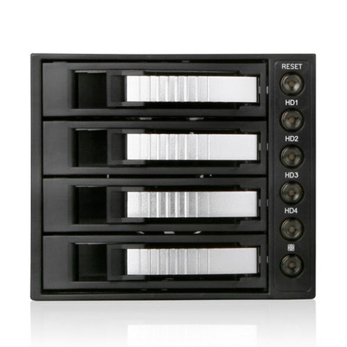iStarUSA BPU-340SATA-SILVER 3x5.25 to 4x3.5SATA Cage-Sil