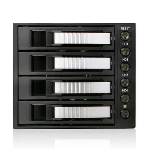 iStarUSA BPU-340SATA-SILVER 3x5.25 to 4x3.5SATA Cage-Sil