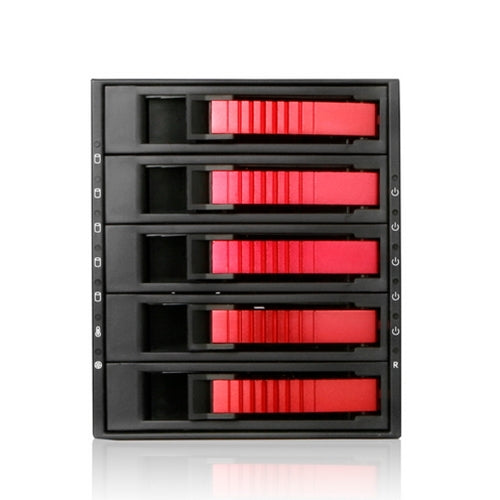 iStarUSA BPU-350SATA-RED 3x5.25 to 5x3.5 SATA Cage-Red