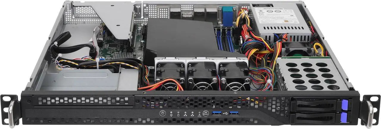 ASRock Rack 1U2S-B650 1U Rackmount Compact Server Barebone AMD EPYC 4004, Ryzen 9000/8000/7000, 2 2.5"SATA, Dual 1G Lan