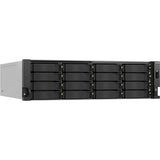 QNAP 3U 16-Bay QTS hero NAS, AMD Ryzen 7 7000 series,32GB DDR5 non-ECC RAM, 550W redundant TS-H1677AXU-RP-R7-32G-US