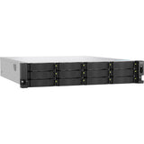 QNAP 2U 12-Bay QTS hero NAS, AMD Ryzen 7 7000 series ,32GB DDR5 non-ECC RAM , 550W redundant TS-H1277AXU-RP-R7-32G-US