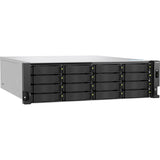 QNAP 3U 16-Bay QTS hero NAS, AMD Ryzen 7 7000 series,32GB DDR5 non-ECC RAM, 550W redundant TS-H1677AXU-RP-R7-32G-US