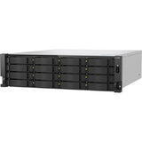 QNAP 3U 16-Bay QTS hero NAS, AMD Ryzen 7 7000 series,32GB DDR5 non-ECC RAM, 550W redundant TS-H1677AXU-RP-R7-32G-US
