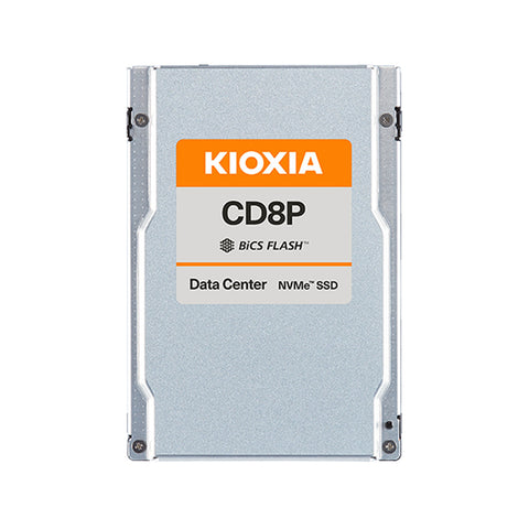 Kioxia CD8P-R Data Center & Read Intensive SSD 15.36TB 2.5" U.2/U.3 15mm PCIe 5 x 4 NVMe 3D TLC 1DWPD KCD8XPUG15T3