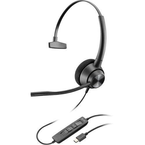 Poly 783P2AA#ABA EncorePro 530 with Quick Disconnect Discreet Headset TAA - US