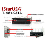 iStarUSA T-7M1-SATA-BLACK 1x5.25 Audio SATA Mobile Rack