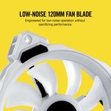 Refurbished Corsair LL Series LL120 RGB, 120mm RGB LED Fan, 3 Pack w/ Lighting Node PRO (White) CO-9050092-WW/RF