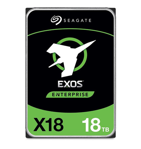 Seagate Exos X18 18 TB Enterprise Hard Drive 7200 RPM SATA 6Gb/s 256MB Cache 3.5-Inch HDD ST18000NM000J