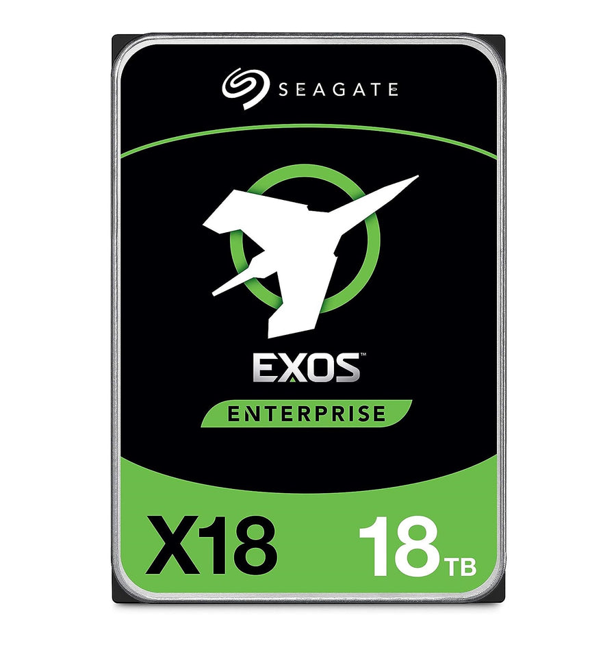 Seagate Exos X18 18 TB Enterprise Hard Drive 7200 RPM SATA 6Gb/s 256MB Cache 3.5-Inch HDD ST18000NM000J