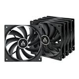 Arctic ACFAN00250A F12 PWM PST 120mm 1350RPM Case Fan quiet motor - Black (Pack of 5)