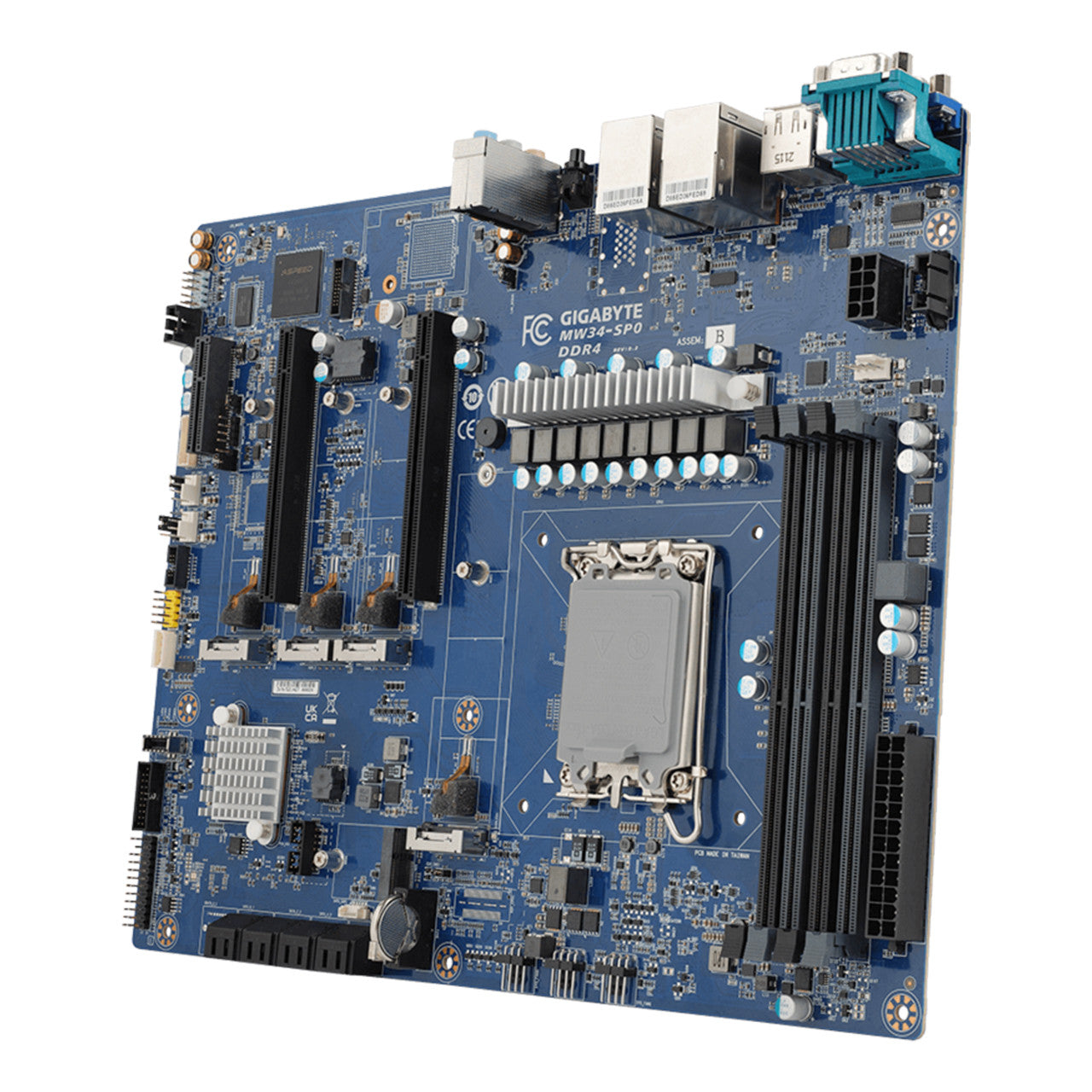 Gigabyte Intel Core 13th Gen, W680, ATX Workstation Motherboard - 1x 2.5GbE Intel LAN, 1x Management LAN (MW34-SP0 rev. 1.1)