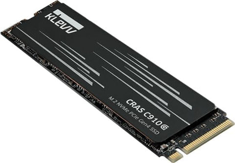 KLEVV K04TBM2SP0-10G CRAS C910G SSD 4TB, M.2 NVMe 2280, PCIe Gen4x4 Solid state Drive with Heatsink, Up to 5200MB/s