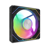 darkFlash G24, Single 120mm Magnetic ARGB PWM Case Reverse Fans, FDB Bearing, Magnetic Splice Design, Up to 2000RPM (No Cables Included) - Black