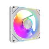 darkFlash G24, Single 120mm Magnetic ARGB PWM Case Reverse Fans, FDB Bearing, Magnetic Splice Design, Up to 2000RPM (No Cables Included) - White