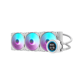 darkFlash DF-DN360D-WH AIO CPU Liquid Cooler ARGB, PWM Fans, Compatible with Intel 1851/1700, AMD AM4/AM5- White