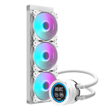 darkFlash DF-DN360D-WH AIO CPU Liquid Cooler ARGB, PWM Fans, Compatible with Intel 1851/1700, AMD AM4/AM5- White