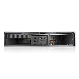 iStarUSA D-200SEA-RD 2U Compact Rackmount Chassis with SEA Bezel Red