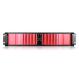 iStarUSA D-200SEA-RD 2U Compact Rackmount Chassis with SEA Bezel Red