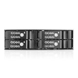 iStarUSA BPU-124DE-SS 5.25 to 4x2.5 SAS - SATA 6Gbs Hot-Swap Backplane