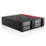 iStarUSA BPU-124DE-SS 5.25 to 4x2.5 SAS - SATA 6Gbs Hot-Swap Backplane