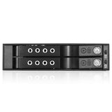 iStarUSA BPN-2535DE-SA 3.5 to 2x2.5 SATA 6.0 Gbs Hot-Swap Drive Cage