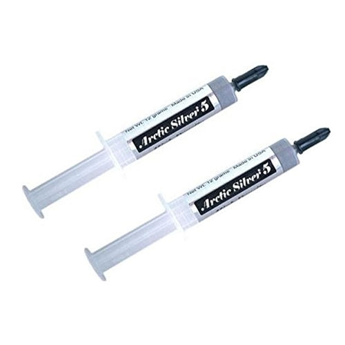 Arctic Silver AS5-12G X2 5 Thermal Compound Size-12.0 Gram Tube 2 Pack