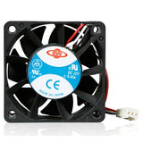 iStarUSA DD-FAN60-126025BM 60mm 2-Balls Bearing Fan