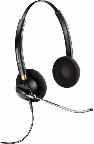 Poly 783P8AA#ABA EncorePro 520V Voice Tube Microphone with Quick Disconnect Binaural Headset TAA - US