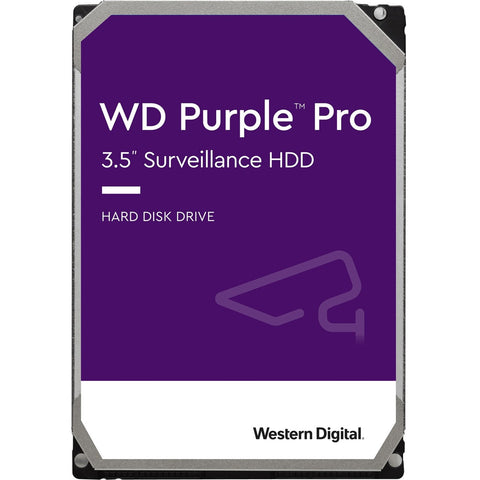 WD Purple Pro Surveillance 18TB Internal Hard Drive HDD - 7200 RPM, SATA 6 Gb/s, 512 MB Cache, 3.5" WD181PURP