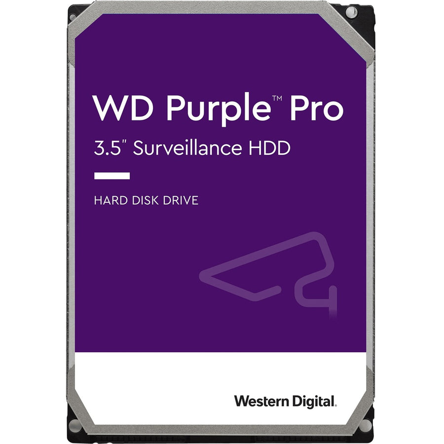 WD Purple Pro Surveillance 18TB Internal Hard Drive HDD - 7200 RPM, SATA 6 Gb/s, 512 MB Cache, 3.5" WD181PURP