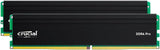 Crucial CP2K32G4DFRA32A Pro 64GB DDR4 RAM Kit (2x32GB), 3200MHz (or 3000MHz or 2666MHz) Desktop Memory