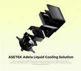TRYX SE 360 ARGB 360mm AIO Rotatable MOLED Curved Screen 3D Cooler Asetek Adela (Black) L-P360L-AM3M-G0K
