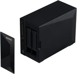 Asustor Drivestor 2 Pro Gen2 2 Bay NAS, Quad-Core 1.7GHz CPU, 2.5Gbe Port, 2GB DDR4 - Diskless (AS3302T v2)