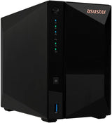 Asustor Drivestor 2 Pro Gen2 2 Bay NAS, Quad-Core 1.7GHz CPU, 2.5Gbe Port, 2GB DDR4 - Diskless (AS3302T v2)