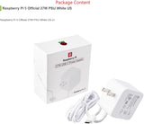 Raspberry Pi Power Adapter Pi5 Official Original 27W Power PD Adapter USB-C 5.1V5A Type-C Interface (White) SC1153