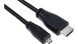 Raspberry Pi Micro-HDMI to HDMI Cable short  1M - Black SC0546