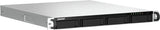 QNAP 1U 4-bay NAS/iSCSI IP-SAN, Intel Celeron N5105/N5095 4C/4T, 8GB DDR4 RAM, 2.5GbE LAN, Redundant PSU TS-464U-RP-8G-US