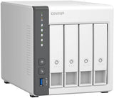 QNAP 4 Bay NAS with Quad-core Processor, 4 GB DDR4 RAM and 2.5GbE Network (TS-433-4G-US)